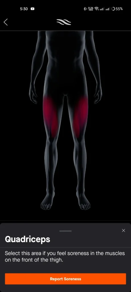 Front Knee Pain Recovery app
