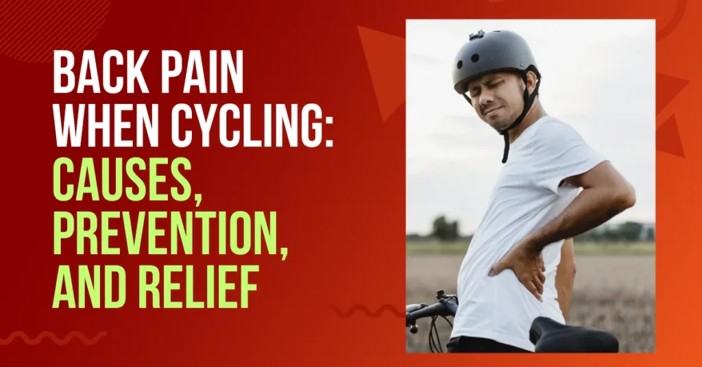 back pain when cycling
