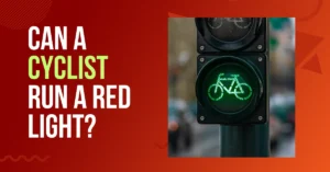can a cyclist run a red light