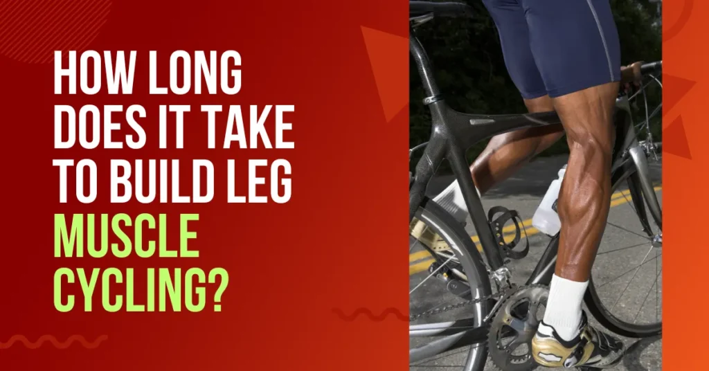 how long does it take to build leg muscle cycling