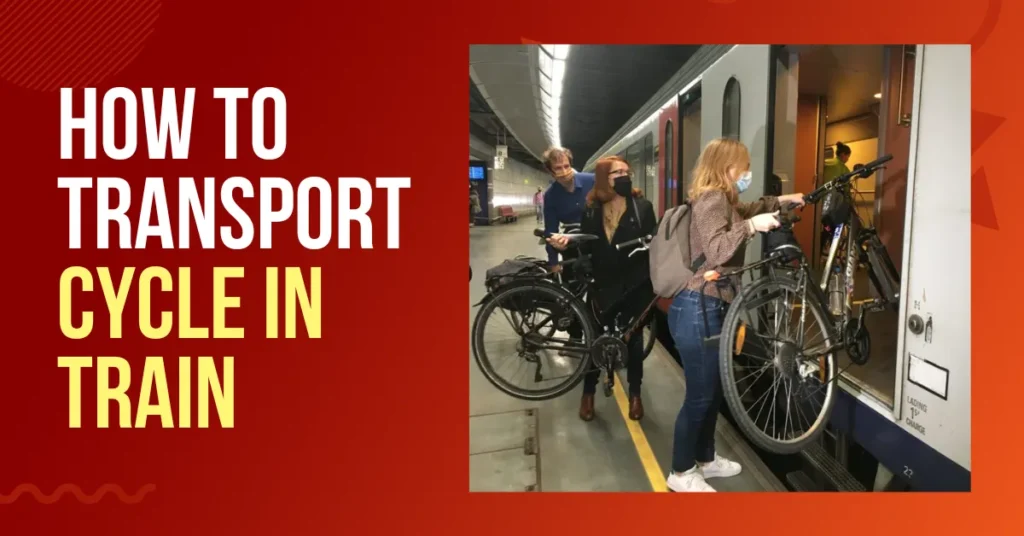 how to transport cycle in train