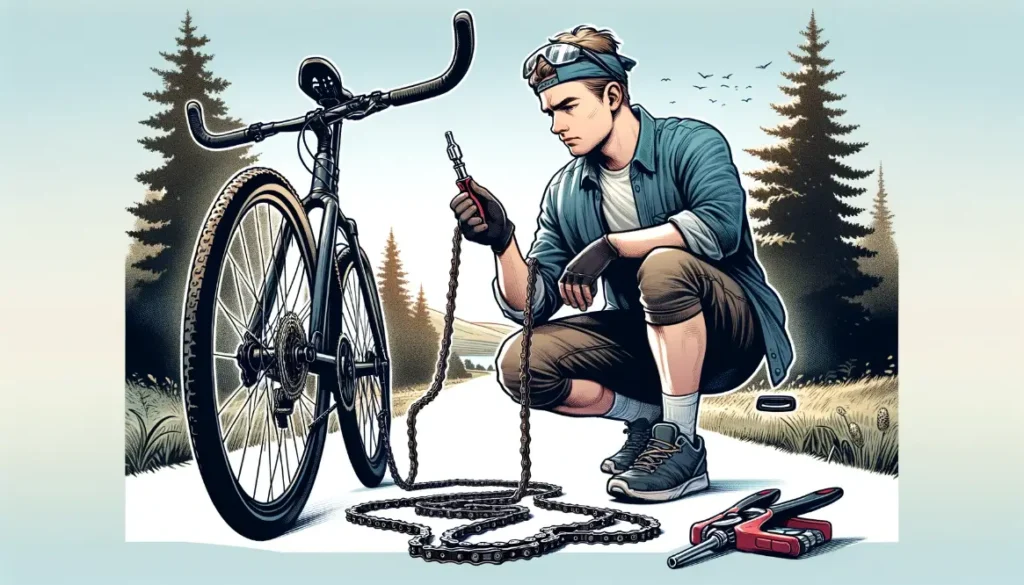 how to repair a broken bike chain