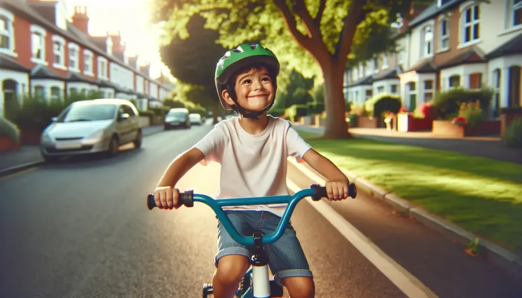 how to teach a child to ride a bike